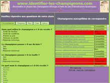 Tablet Screenshot of identifier-les-champignons.com